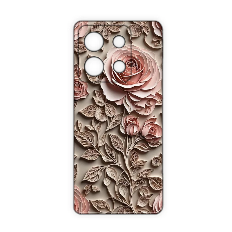 کاور مدل گل کد 317 مناسب برای گوشی موبایل شیائومی Redmi Note 13 4G