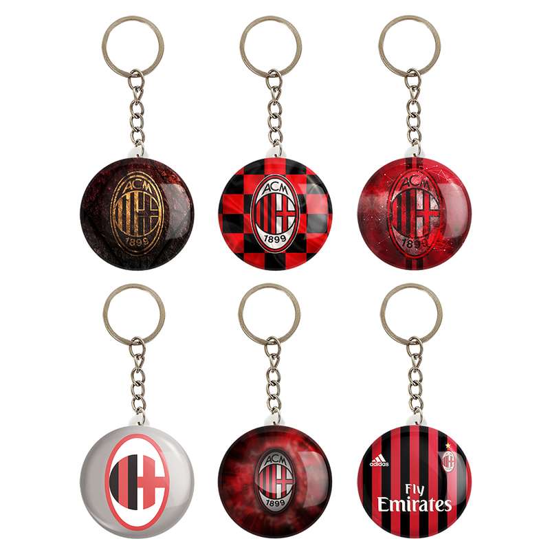 جاکلیدی خندالو طرح باشگاه آث میلان کد 92B مجموعه 6 عددی جاکلیدی خندالو طرح باشگاه آث میلان کد 92B مجموعه 6 عددی