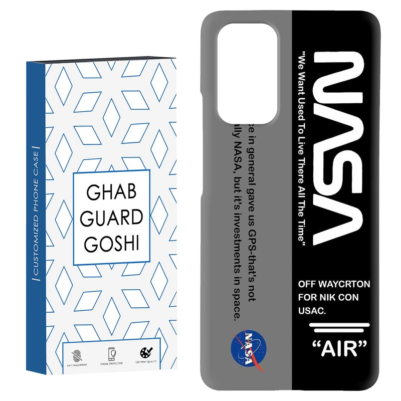 کاور قاب گارد گوشی طرح ناسا کد Dimo-941 مناسب برای گوشی موبایل شیائومی Redmi Note 9 4G / Redmi 9T