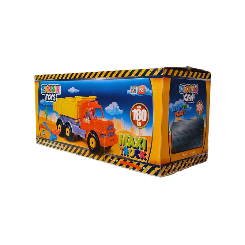 ماشین بازی زرین تویز طرح کامیون 180 کیلویی مدل MAXI TRUCK کد 20