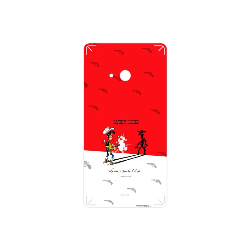 برچسب پوششی ماهوت مدل Lucky Luke مناسب برای گوشی موبایل مایکروسافت Lumia 540