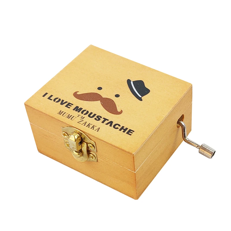 جعبه موزیکال مدل کودکانه طرح عمو سبیلو و کلاه کلاسیک کد MB13