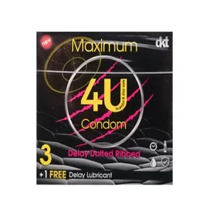 کاندوم فور یو مدل Maximum مجموعه 3 عددی