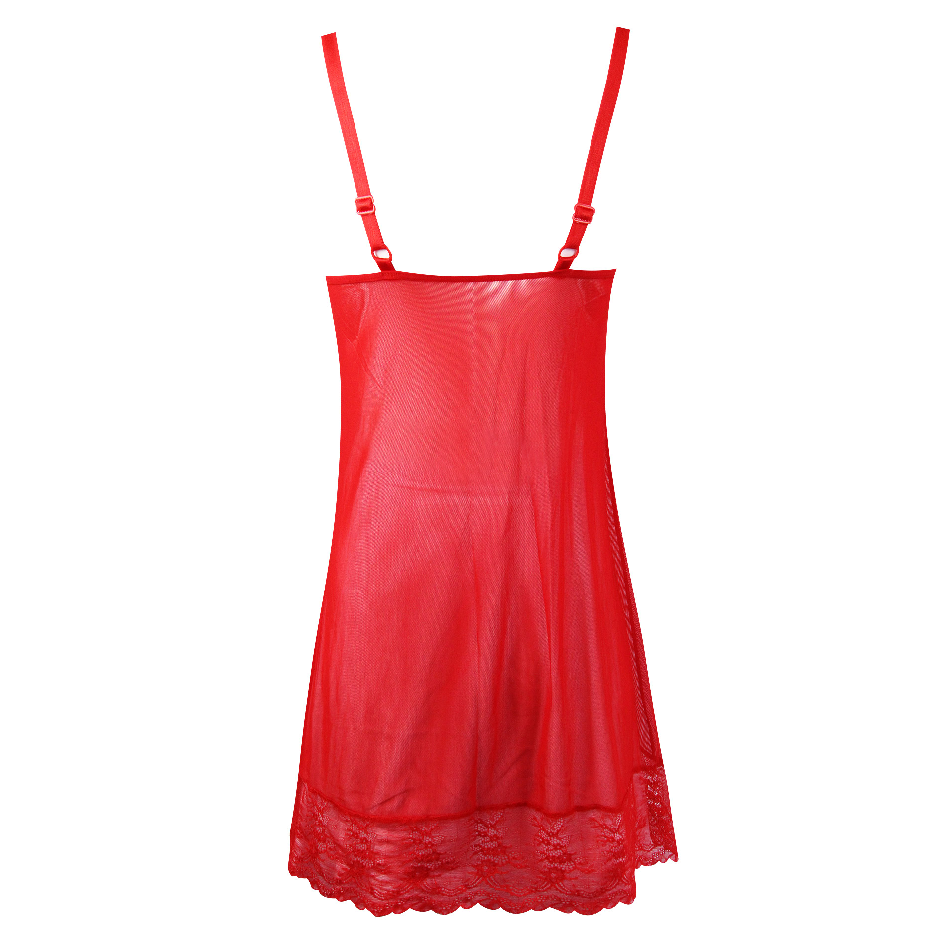 لباس خواب زنانه ماییلدا مدل 3685-804 رنگ قرمز -  - 5
