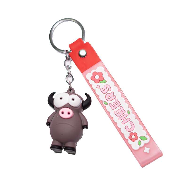 جاکلیدی دخترانه مدل گاو چشم تابه تا سیلیکونی جاکلیدی دخترانه مدل گاو چشم تابه تا سیلیکونی