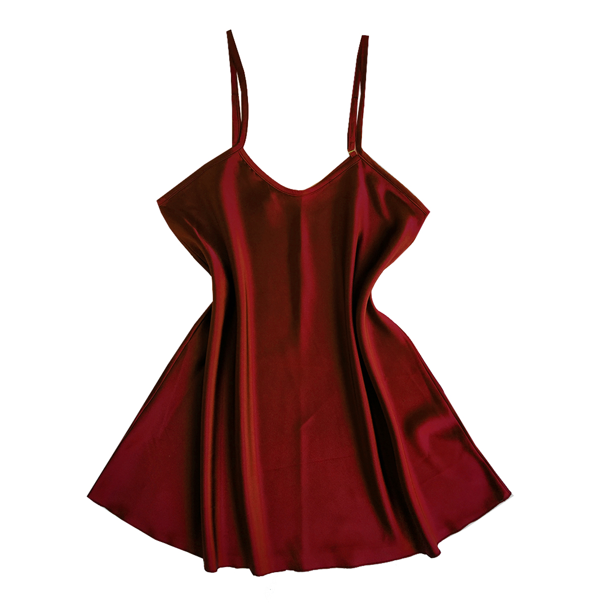 لباس خواب زنانه مدل مگنولیا رنگ جگری
