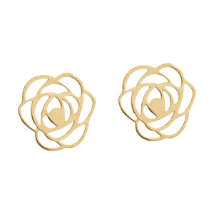 گوشواره طلا 18 عیار زنانه الن نار مدل 0824