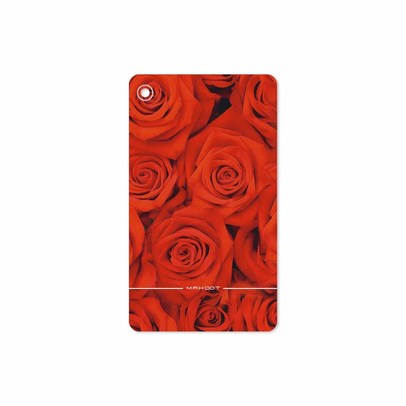 برچسب پوششی ماهوت مدل Red-Flower مناسب برای تبلت لنوو Tab M7 2019