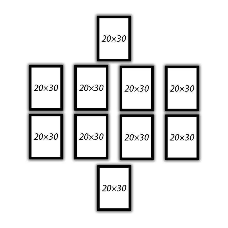 قاب عکس بکلیت مدل 20x30-215T مجموعه ده عددی