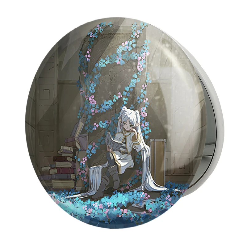 آینه جیبی خندالو طرح انیمه فریرن (Frieren) مدل تاشو کد 33920