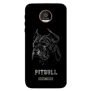 Megafone Pitbull 1883 Cover For Motorola Moto Z Force