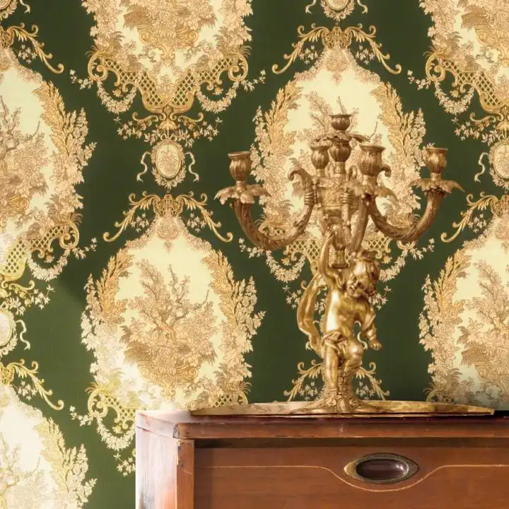 کاغذ دیواری مدل داماسک کد 7078