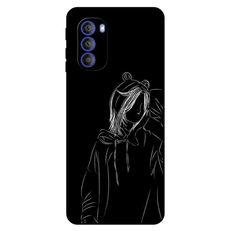 کاور مگافون طرح دخترانه مدل 1841 مناسب برای گوشی موبایل موتورولا Moto G51 5G