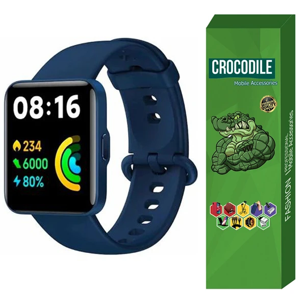 بند کروکودیل مدل Silicon مناسب برای ساعت هوشمند شیائومی Redmi Watch Lite / Redmi Watch 2 Lite