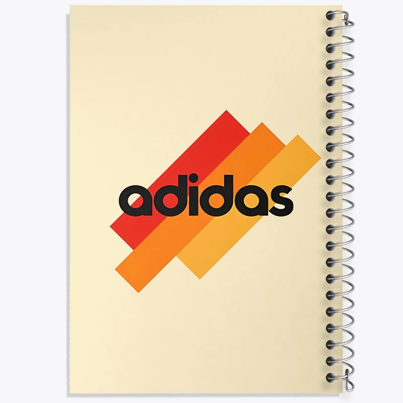 دفتر مشق 100 برگ خندالو طرح آدیداس (Adidas) کد N5116