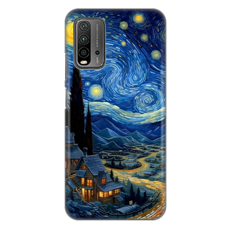 کاور طرح آبرنگ کد DIMO-069 مناسب برای گوشی موبایل شیائومی  redmi 9T / note 9 4g / 9 power
