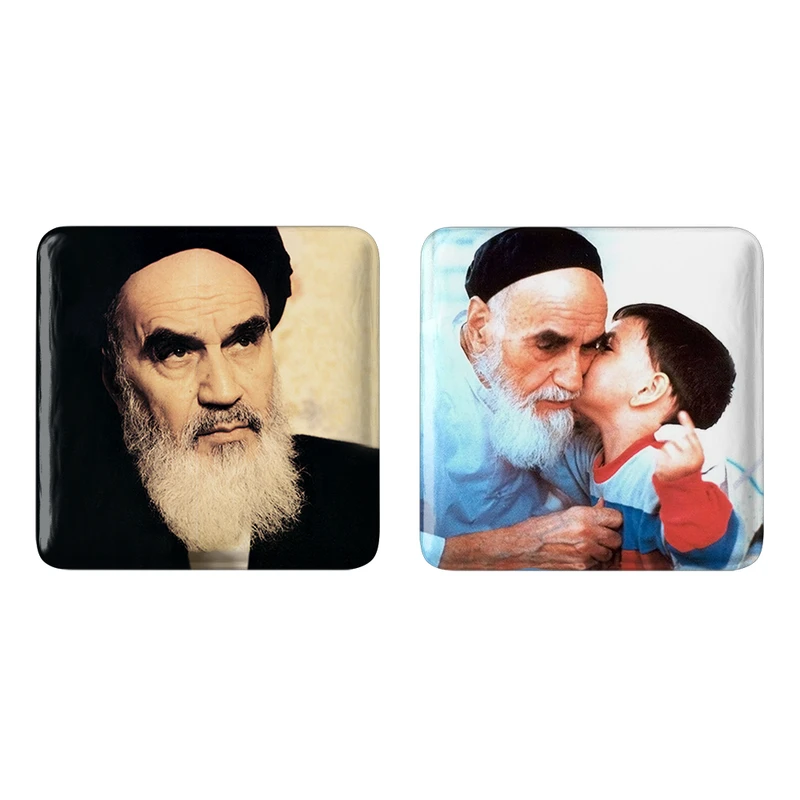 مگنت خندالو مدل امام خمینی (ره) کد 25552556 مجموعه 2 عددی