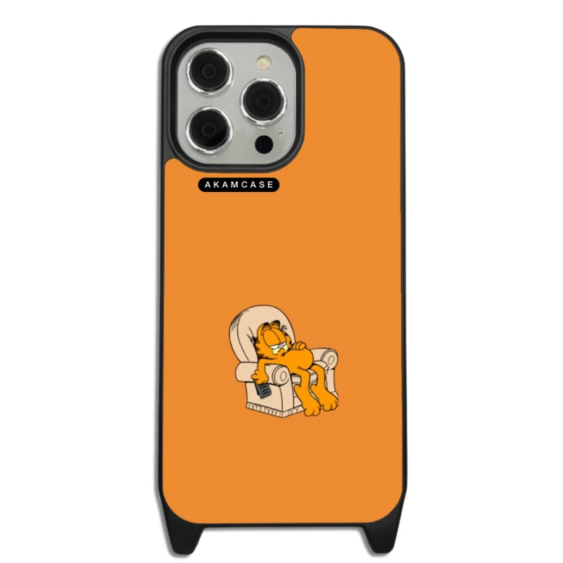 کاور آکام مدل AMC-WLA15PROMAX-GARFIELD2 مناسب برای گوشی موبایل اپل iPhone 15 Pro Max