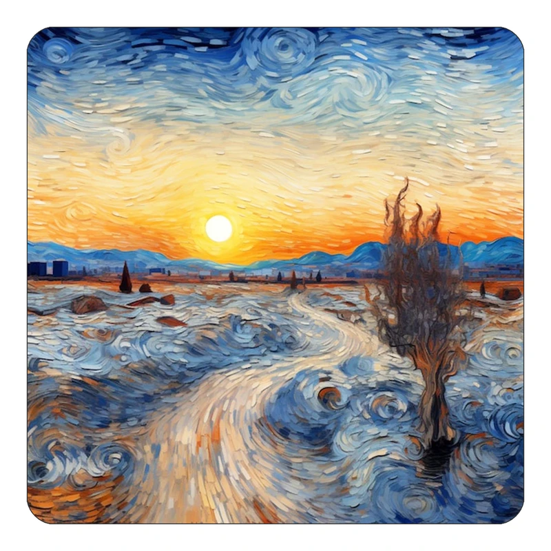 مگنت کاکتی طرح نقاشی رنگ روغن مدل mp72466