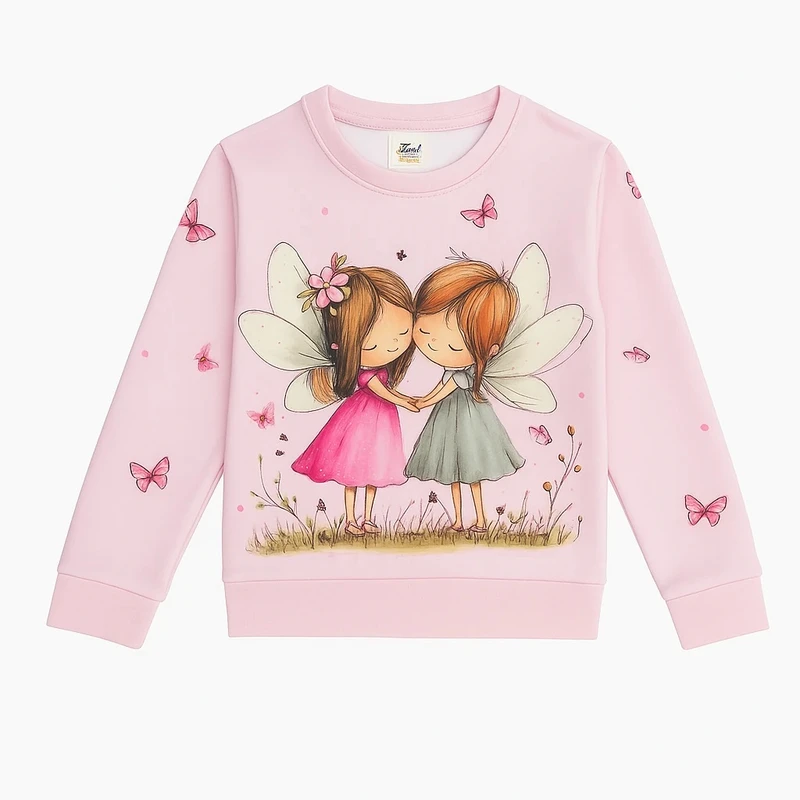 سویشرت دخترانه مدل پرنسسی