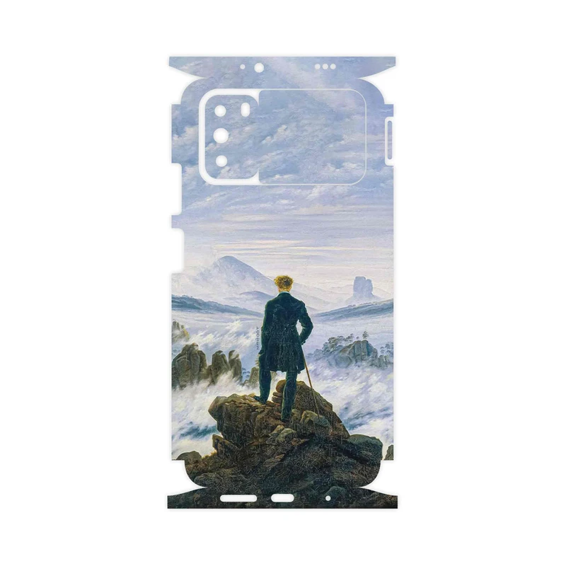 برچسب پوششی ماهوت مدل Wanderer above the Sea of Fog-FullSkin مناسب برای گوشی موبایل شیائومی Poco M3