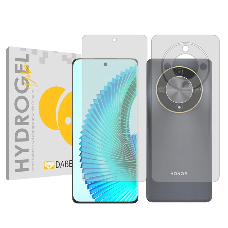 محافظ صفحه نمایش شفاف دبن مدل Tough مناسب برای گوشی موبایل آنر X9b به همراه محافظ پشت گوشی