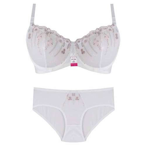 ست شورت و سوتین زنانه ثمین بافت مدل عروس کد Oid_StW00073