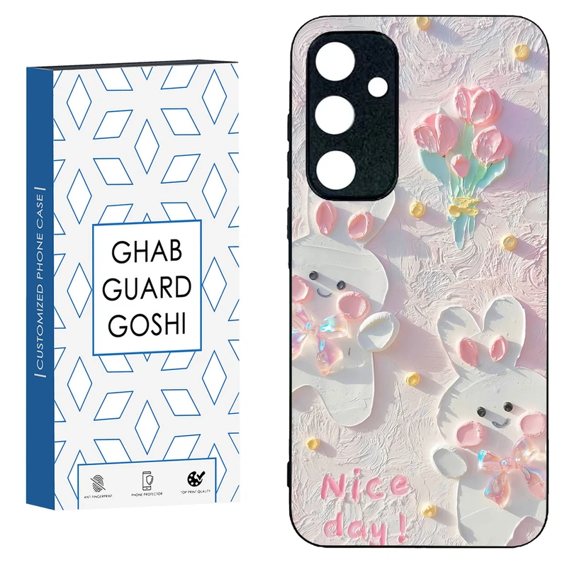 کاور قاب گارد گوشی طرح گل کد FB-214 مناسب برای گوشی موبایل ساسونگ GALAXY A55  
