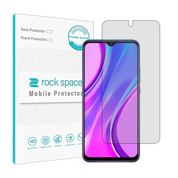 محافظ صفحه نمایش شفاف راک اسپیس مدل HyGEL مناسب برای گوشی موبایل شیائومی Redmi 9 Prime