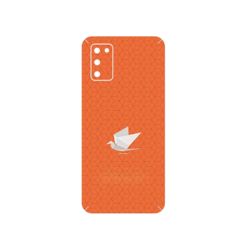 برچسب پوششی ماهوت مدل Minimalist origami bird مناسب برای گوشی موبایل سامسونگ Galaxy A03S