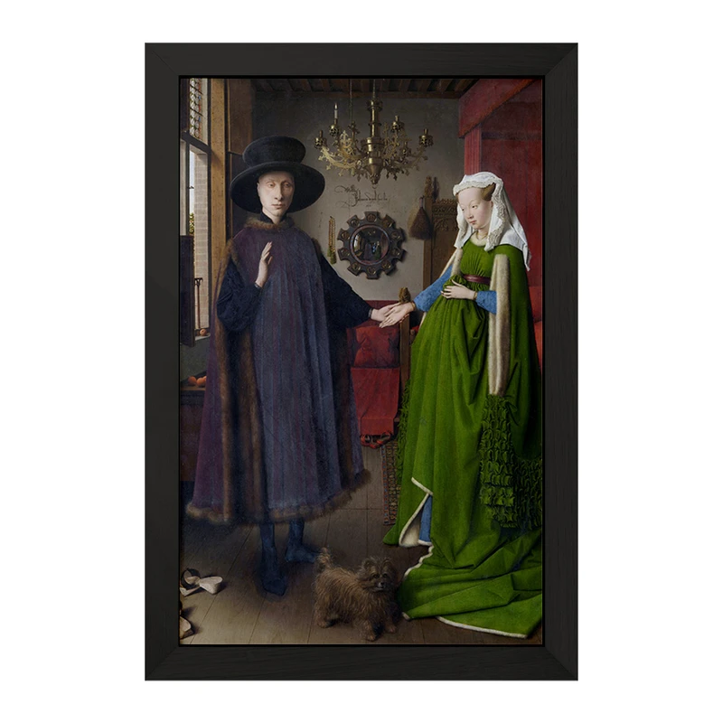 تابلو خندالو مدل پرتره آرنولفینی وان آیک کد 36835