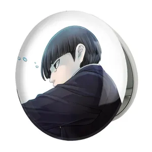آینه جیبی خندالو طرح شییکو انیمه موب سایکو Mob Psycho 100 مدل تاشو کد 24484 