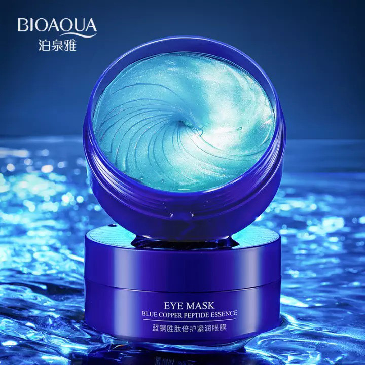ماسک زیر چشم بایو آکوا مدل Blue copper peptide essence حجم 80 میلی لیتر بسته 60 عددی ماسک زیر چشم بایو آکوا مدل Blue copper peptide essence حجم 80 میلی لیتر بسته 60 عددی