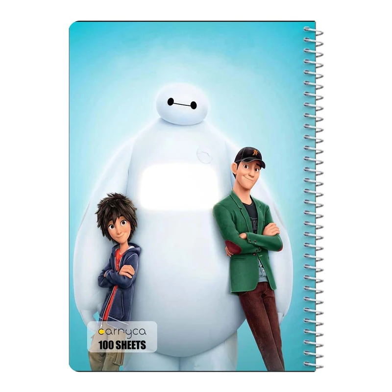 دفتر مشق 100 برگ سیمی کارنیکا طرح قهرمان بزرگ ۶ Big Hero 6 کد 45261