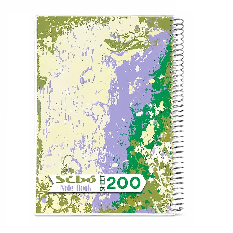 دفتر مشق 200 برگ سیمی سیبو مدل D48/2