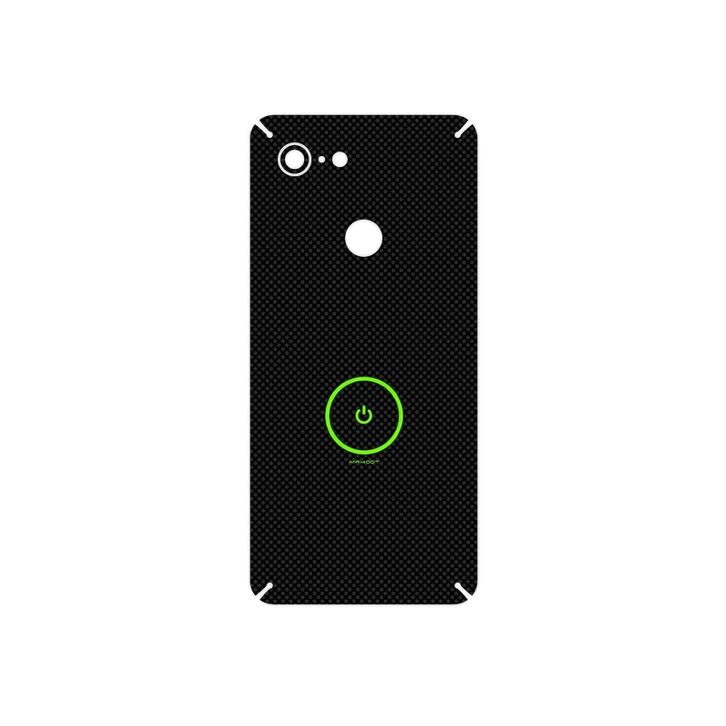 برچسب پوششی ماهوت مدل Minimal Power Button مناسب برای گوشی موبایل گوگل Pixel 3