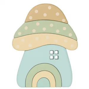 پازل چوبی مدل قارچی کد 02