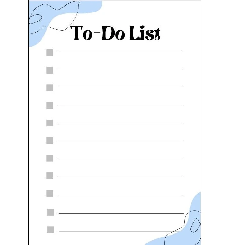 کاغذ یادداشت A5 مدل note to do list کد 894 بسته 15 عددی
