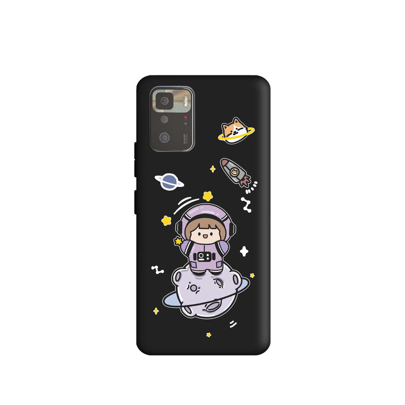 کاور طرح دختر فضانورد کد m2984 مناسب برای گوشی موبایل شیائومی Redmi Note 10 Pro 5G / Poco X3 GT