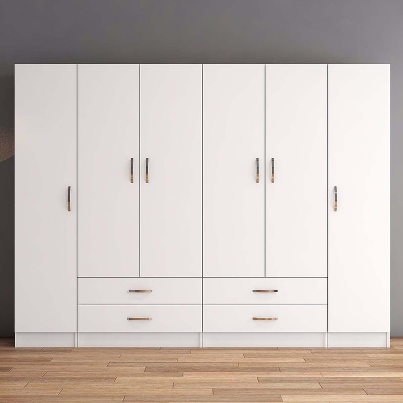 کمد لباس فلفور کابینت مدل MDF-TD24045180