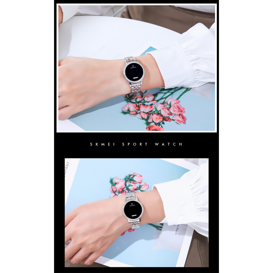 ساعت مچی دیجیتال زنانه اسکمی مدل 16-69 کد 02