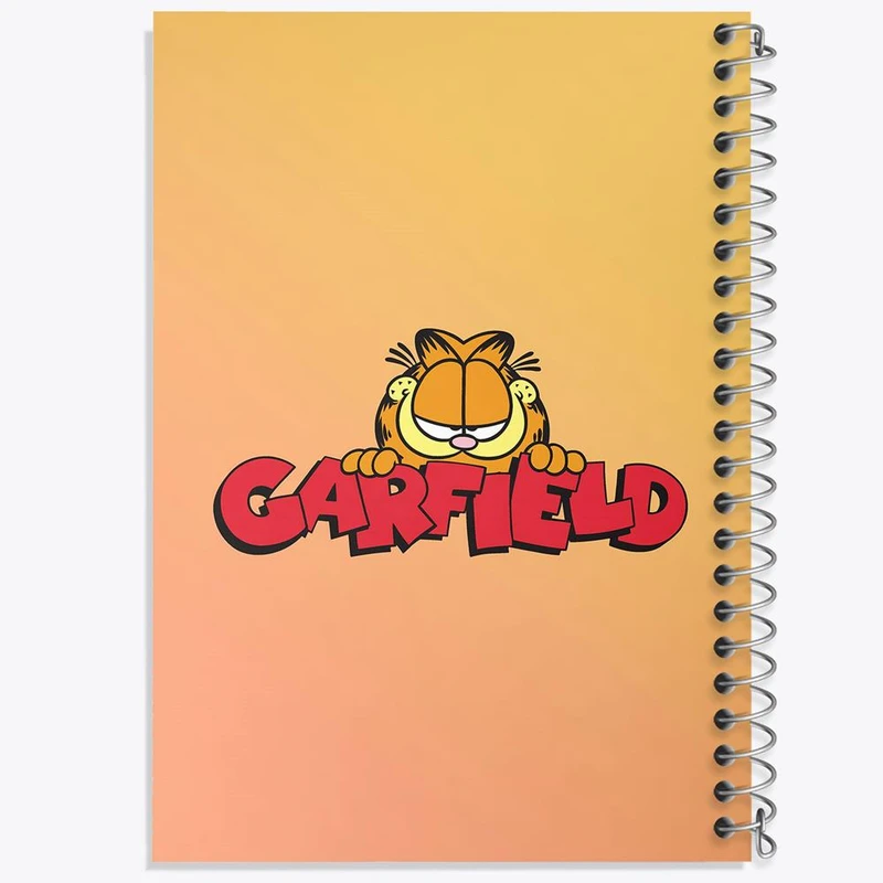 دفتر شطرنجی 50 برگ خندالو طرح گارفیلد Garfield کد 13834