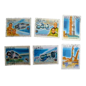 تمبر یادگاری مدل فضایی کد bc-2312 مجموعه 6 عددی