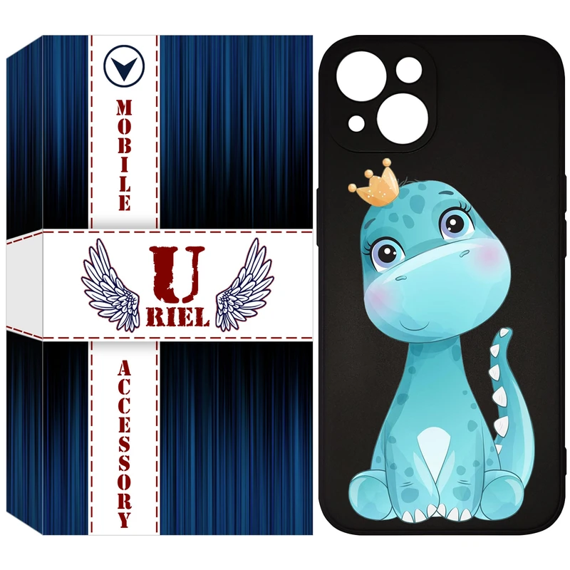 کاور یوریل مدل KSH کد 60 طرح دایناسور مناسب برای گوشی موبایل اپل iPhone 13