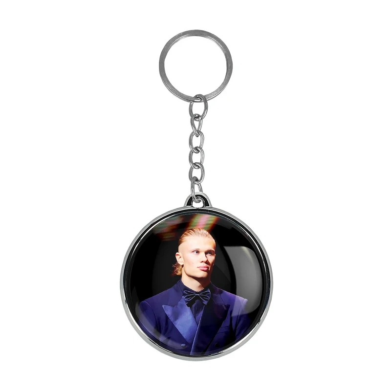 جاکلیدی خندالو طرح ارلینگ هالند (Erling Haaland) مدل دوطرفه کد 3635836359