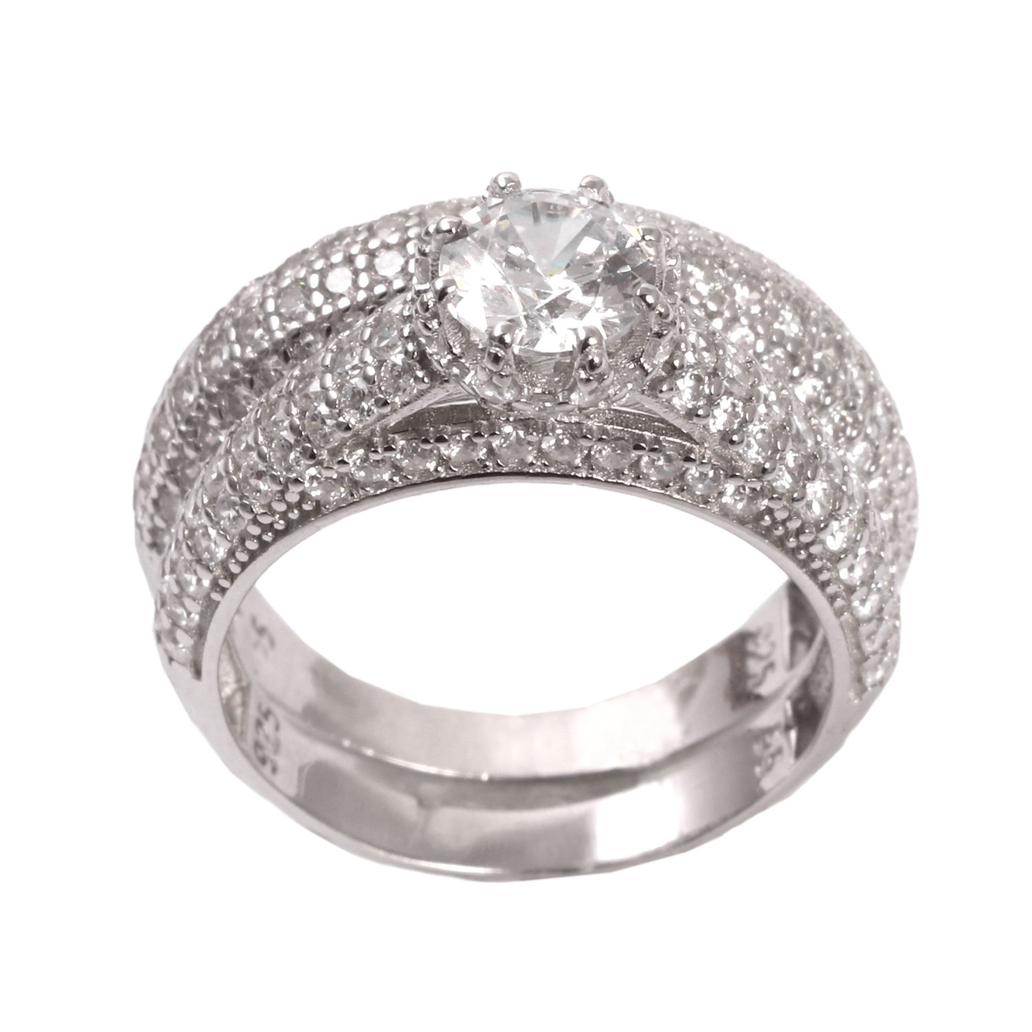 انگشتر نقره زنانه مدل GTA-185