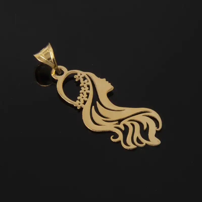 آویز گردنبند طلا 18 عیار زنانه کد 6752