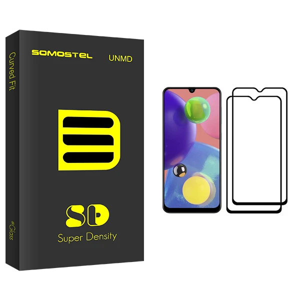 محافظ صفحه نمایش سوماستل مدل SD Glass مناسب برای گوشی موبایل سامسونگ Galaxy A70s بسته دو عددی