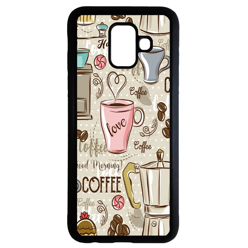 کاور طرح قهوه کد 1105408682 مناسب برای گوشی موبایل سامسونگ galaxy a8 2018