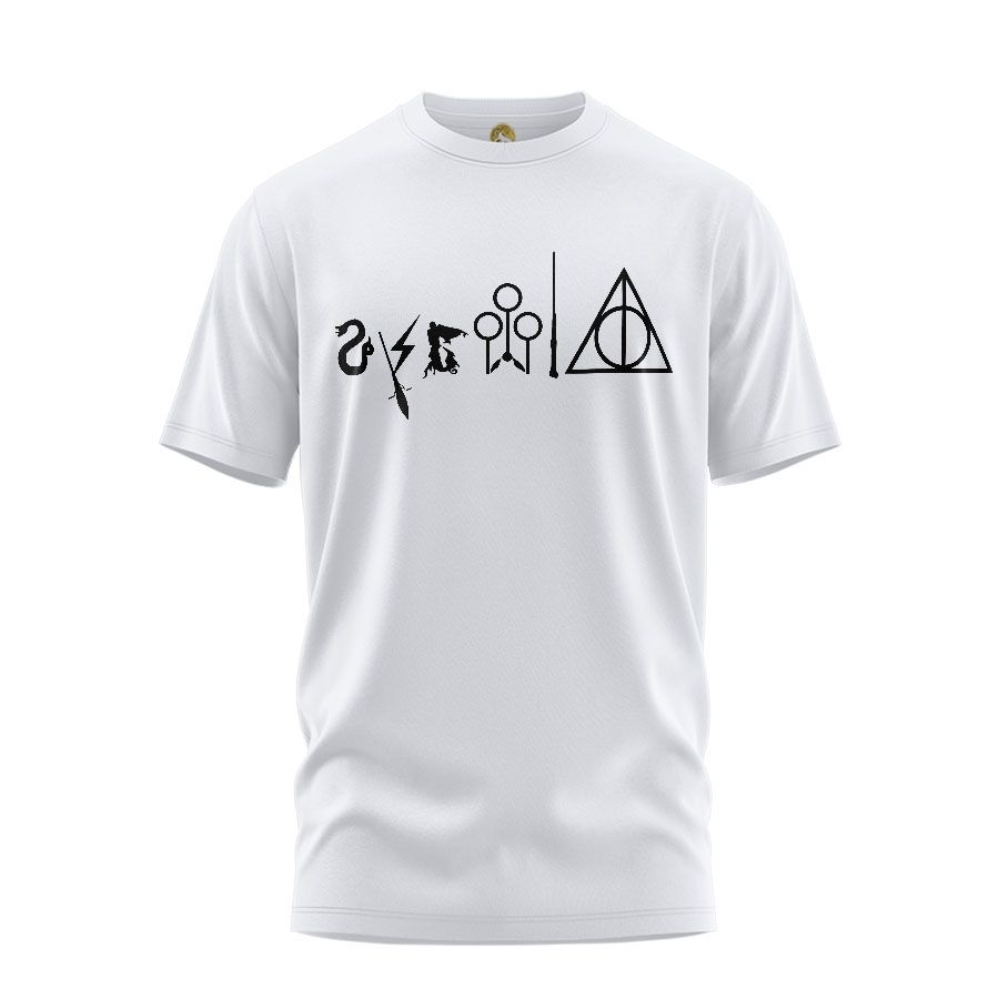 تی شرت آستین کوتاه مردانه هومرو مدل TW428 طرح هری پاتر - - 1